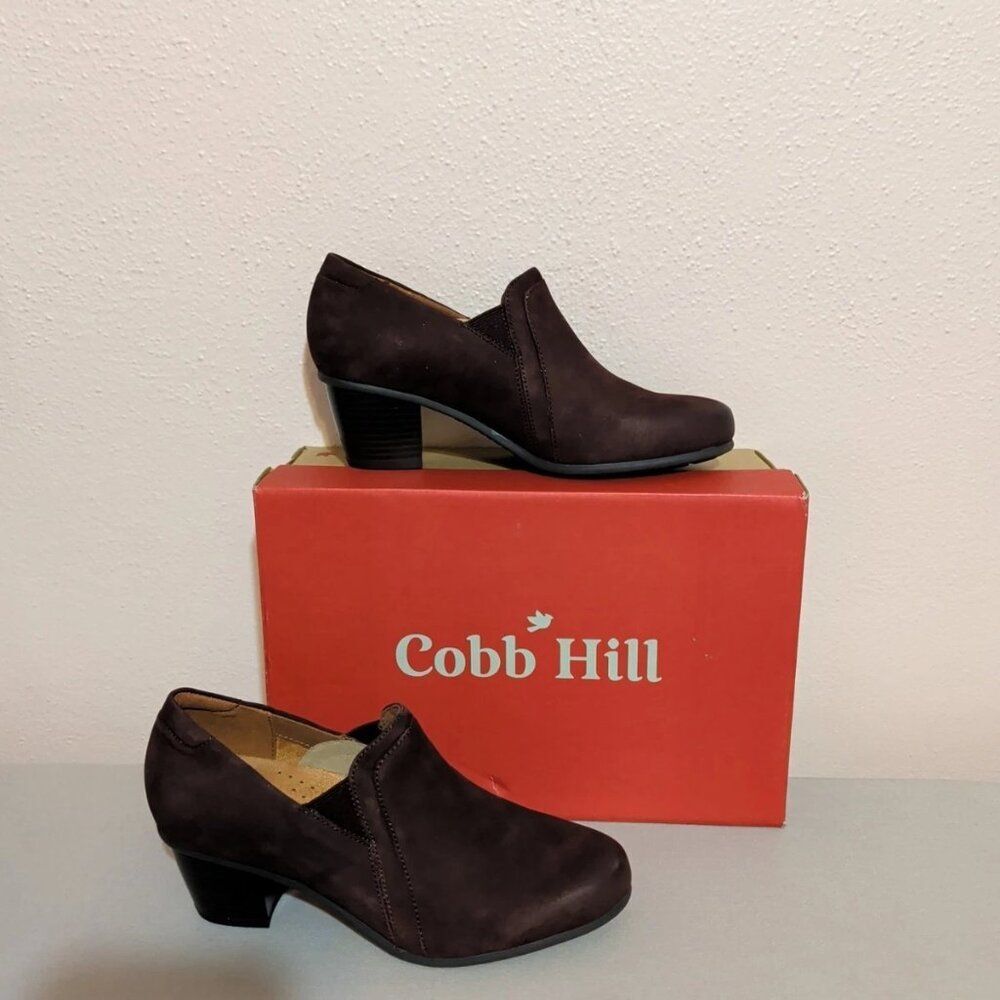 (NIB) Rockport Cobb Hill Winny Red Leather Ankle Boots Booties Women’s Size 7 W